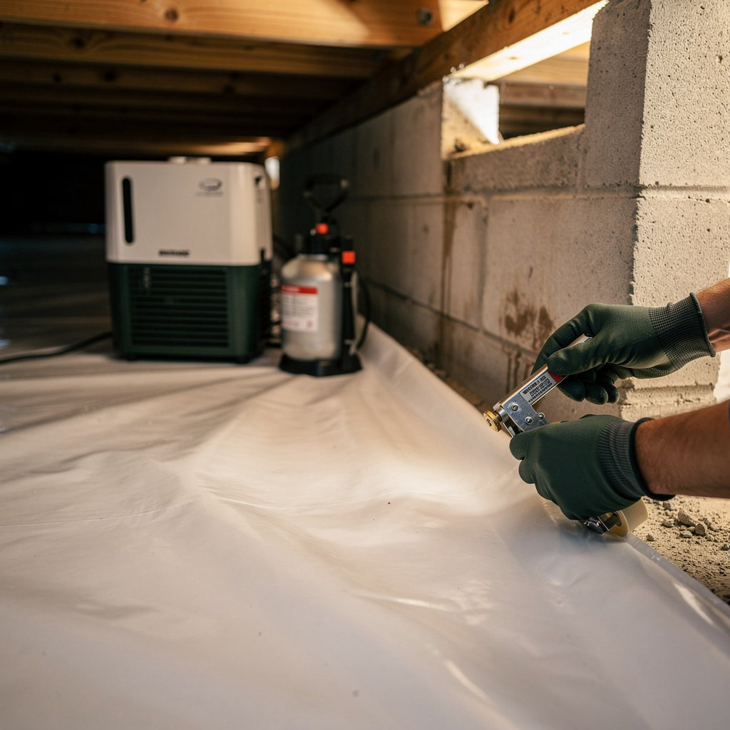 Recon Pest Control professional crawl space and moisture mitigation solutions in Western North Carolina